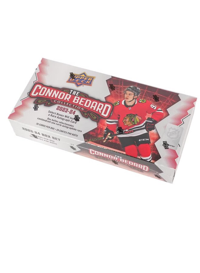 2023-2024 UPPER DECK THE CONNOR BEDARD COLLECTION 26 CARDS PER BOX