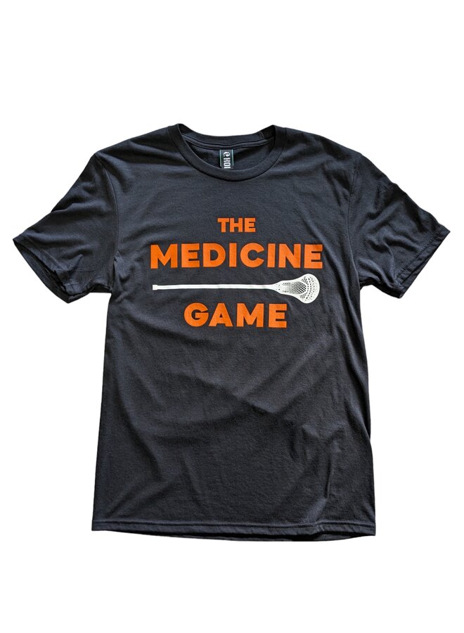 THE MEDICINE GAME LACROSSE T-SHIRT AD
