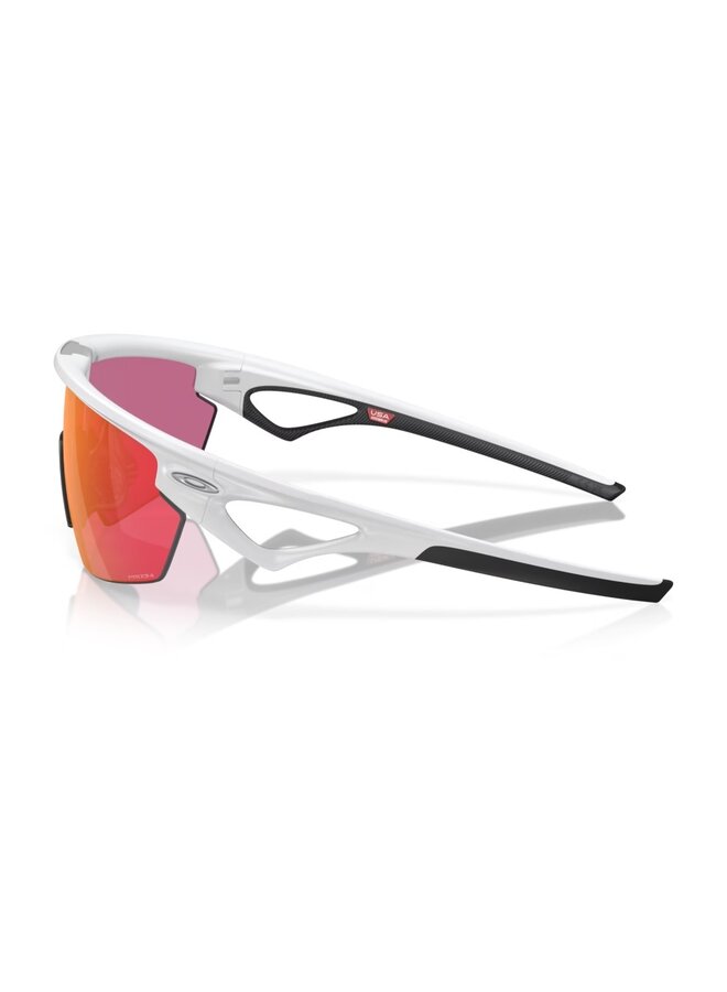 Oakley Sphaera Prizm Field Lenses, Matte White Frame Sunglasses