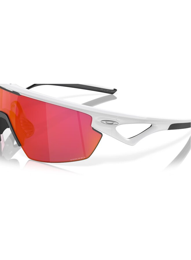 Oakley Sphaera Prizm Field Lenses, Matte White Frame Sunglasses