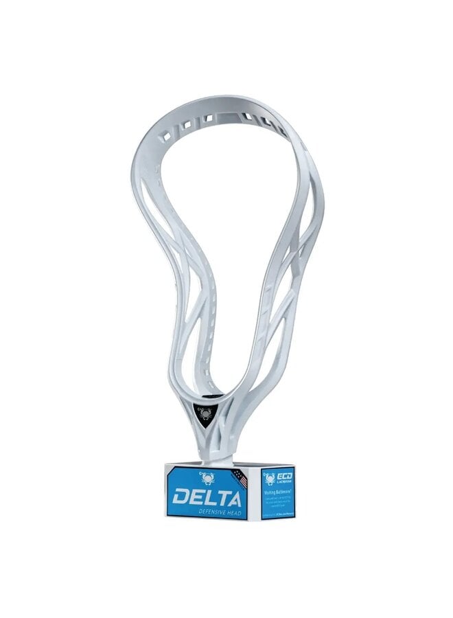 ECD DELTA LACROSSE HEAD UNSTRUNG WHITE