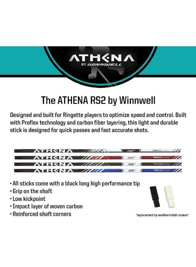 WINNWELL ATHENA RS2 RINGETTE STICK JR