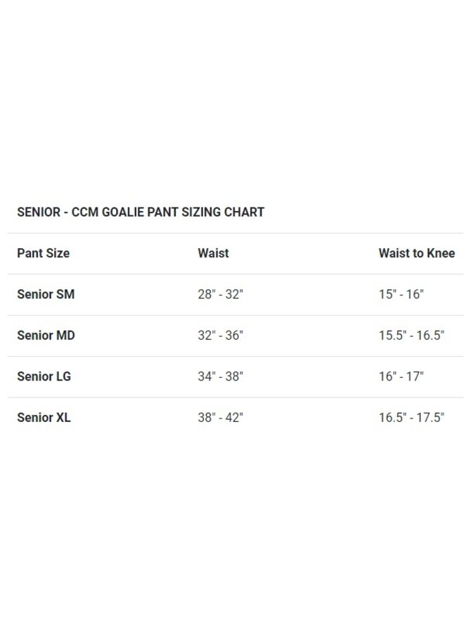 2024 CCM GHP AXIS F9 SR GOAL PANT