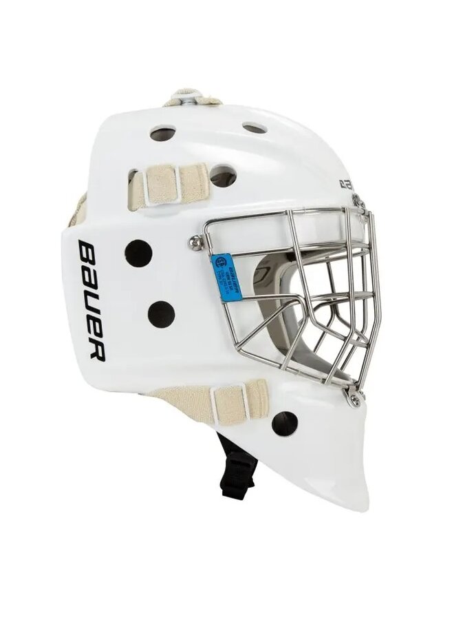 S24 BAUER 960 GOAL MASK-SR MED WHITE