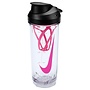 NIKE TR RECHARGE SHAKER BOTTLE 2.0 24OZ CLEAR/BLACK/ALCHEMY PINK/ALCHEMY PINK