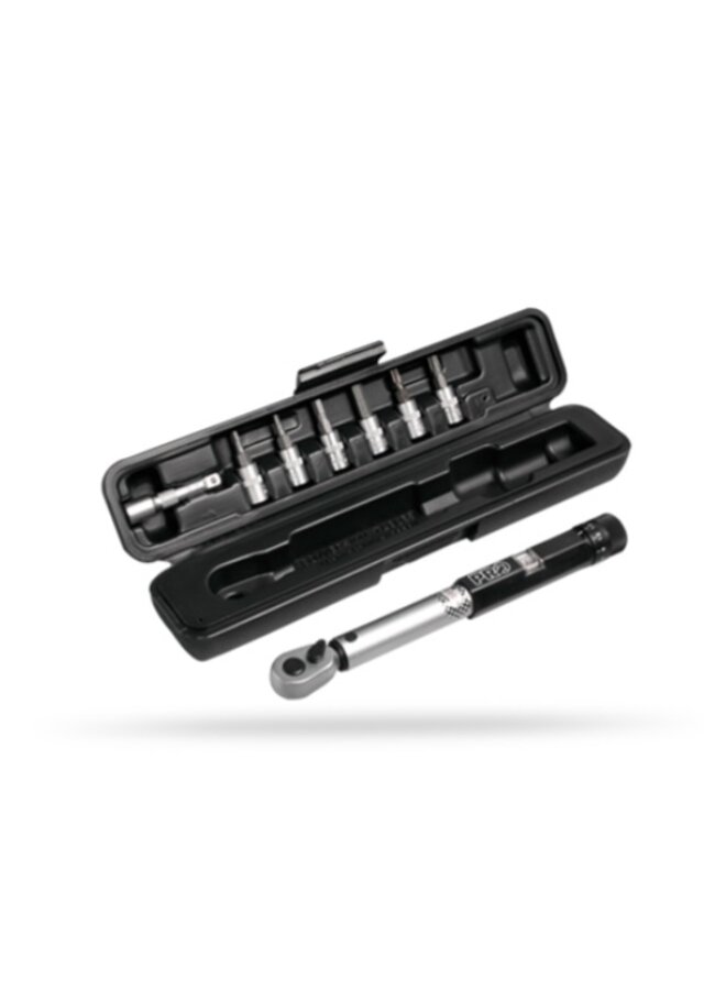 TORQUE WRENCH ADJUSTABLE 3-15NM WITH SOCKETS AND EXTENSION