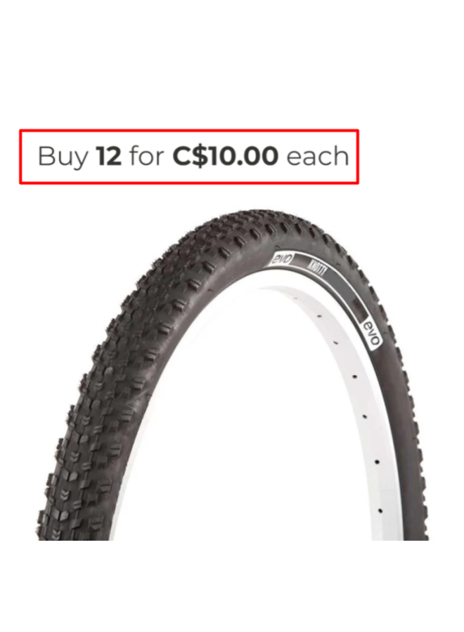 EVO, Knotty, Tire, 27.5''x2.60, Wire, Clincher, Black