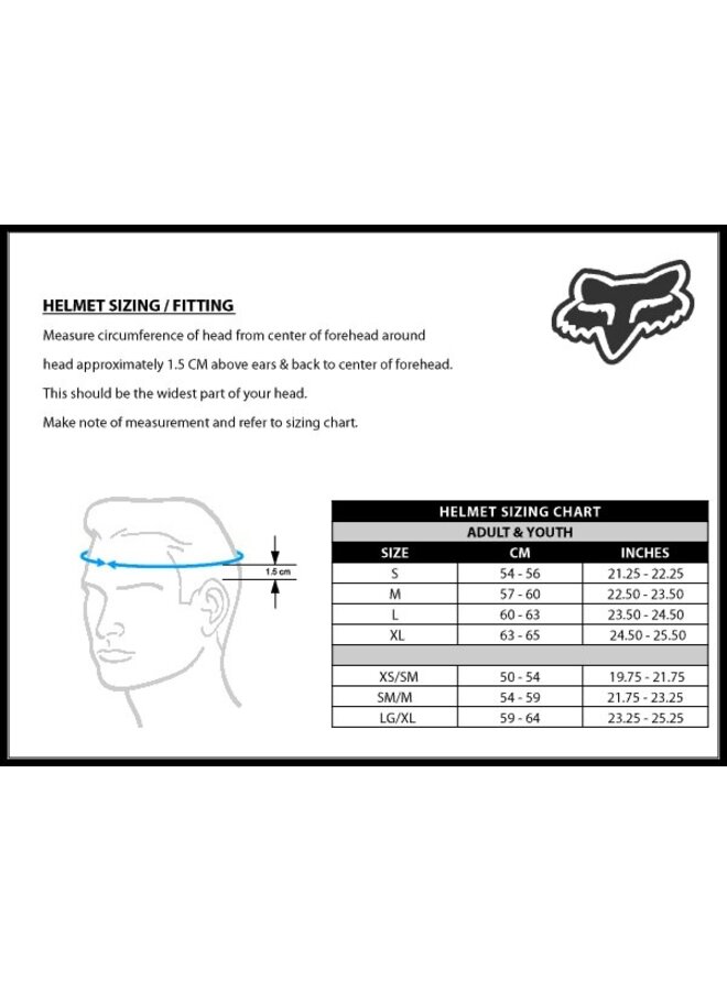 FOX DROPFRAME HELMET