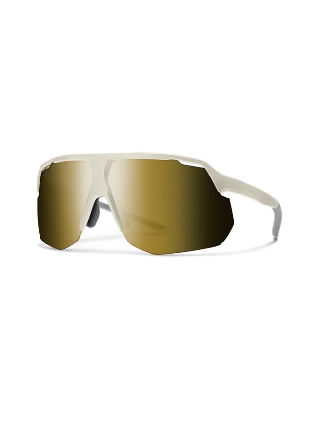 Smith Glasses Motive | Matte Bone | ChromaPop Black Gold Mirror