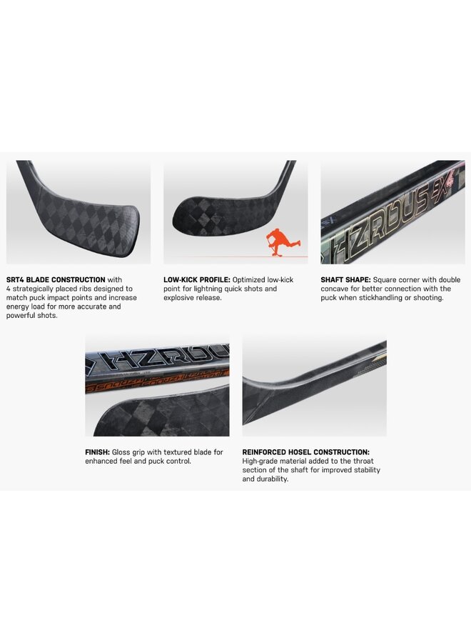 2024 TRUE STK HZRDUS 9X4 INTR HOCKEY STICK