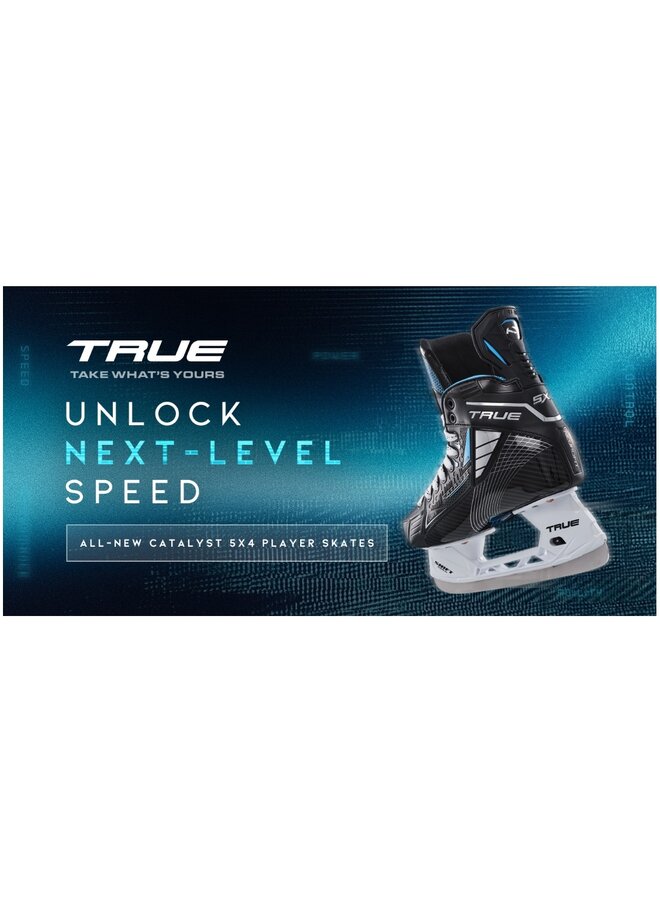 2024 TRUE SK CATALYST 5X4 HOCKEY SKATE INTR
