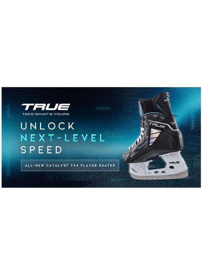 2024 TRUE SK CATALYST 7X4 HOCKEY SKATE SR