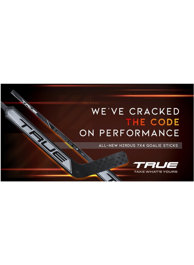 2024 TRUE GSTK HZRDUS 7X4 SR GOALIE STICK