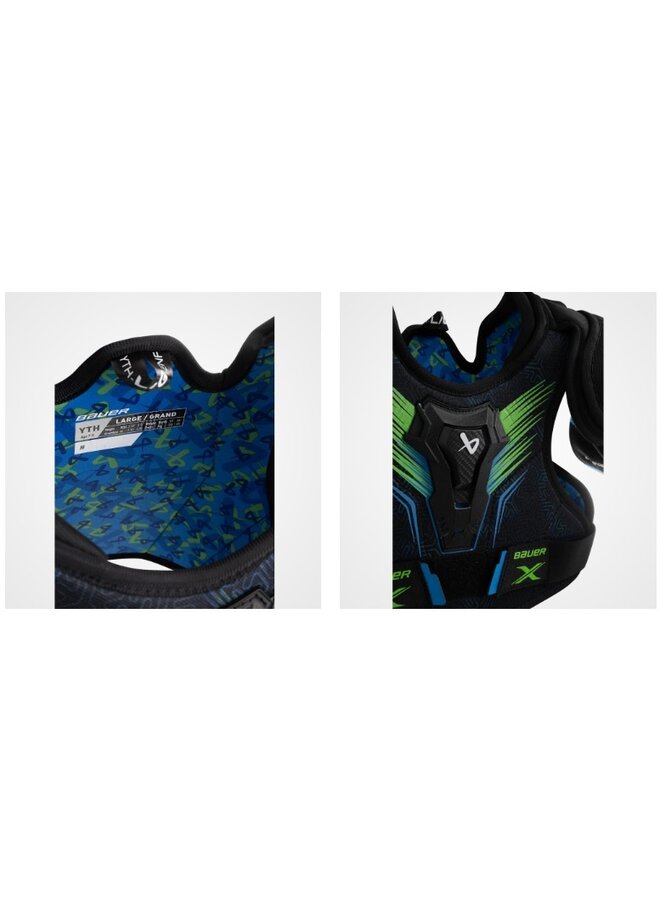 2024 SP BAUER X YTH SHOULDER PADS
