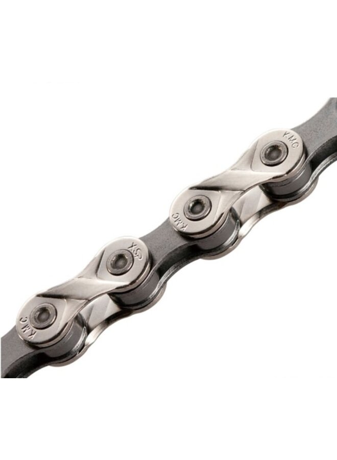 KMC X8 CHAIN NICKLE/BLACK 8 SPD