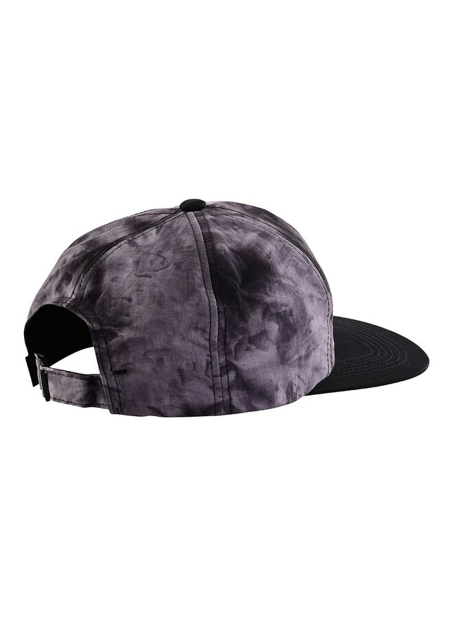TROY LEE DESIGN TRUCKER SNAPBACK HAT; PEACE OUT BLACK UNSTRUCTURED SNAPBACK HAT; PLOT TIE-DYE CHARCOAL