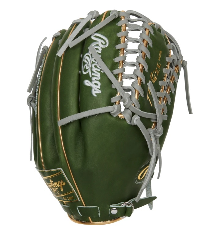 Green and gold batting gloves sale