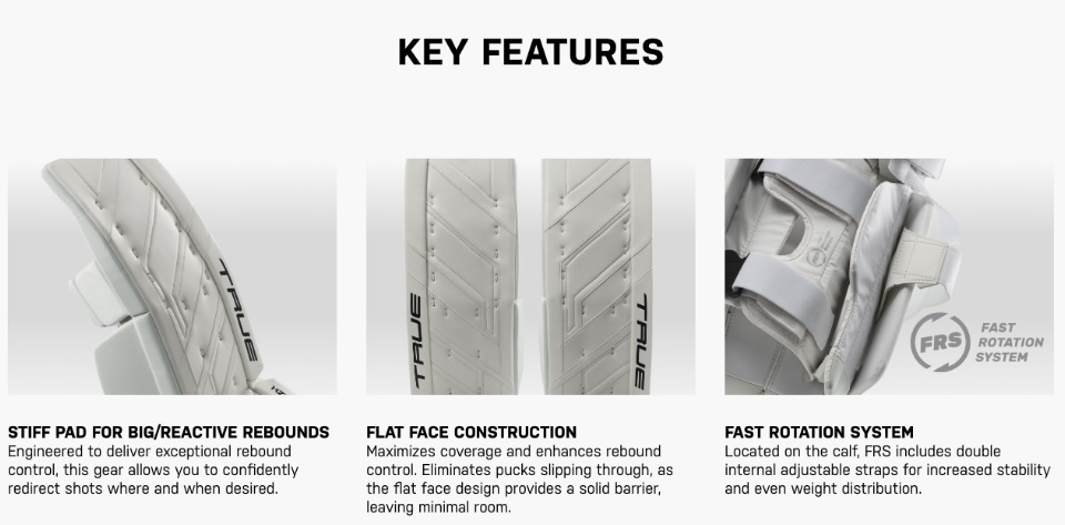 true goalie pads
