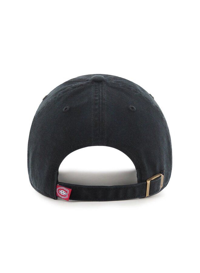 47 BRAND NHL CLEAN UP HAT OSFM BLACK ON BLACK