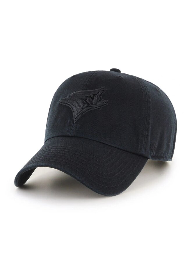 47 BRAND MLB CLEAN UP HAT OSFM BLACK ON BLACK