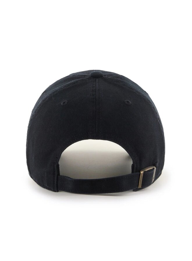 47 BRAND MLB CLEAN UP HAT OSFM BLACK ON BLACK
