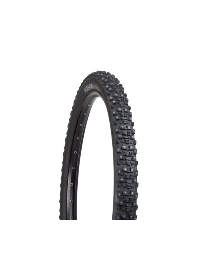 45NRTH Kahva Tire - 27.5 x 2.1, Clincher, Wire, Black, 33 TPI, 240 Carbide Steel Studs