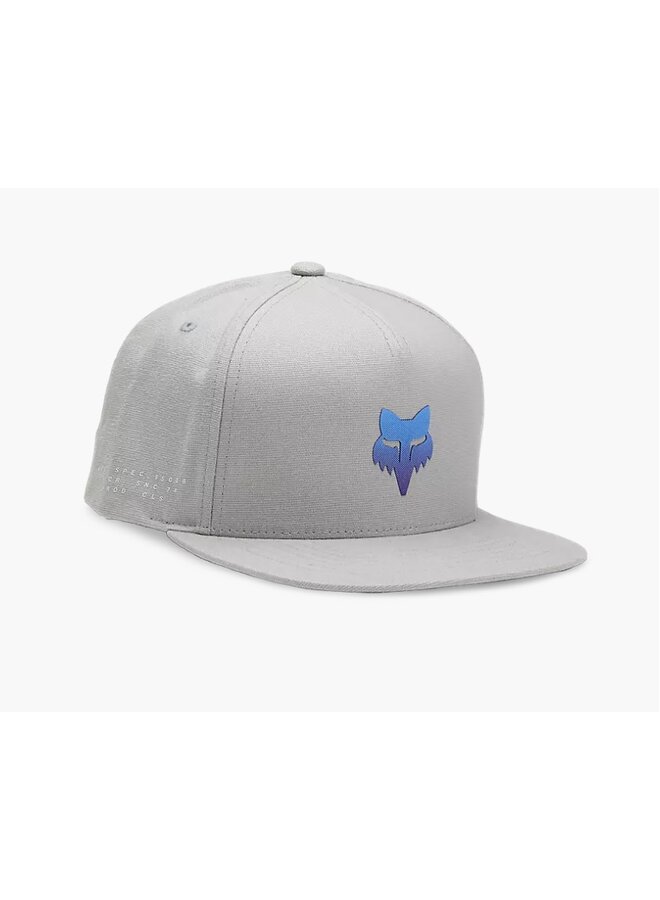 FOX MAGNETIC SNAPBACK HAT STEEL GREY
