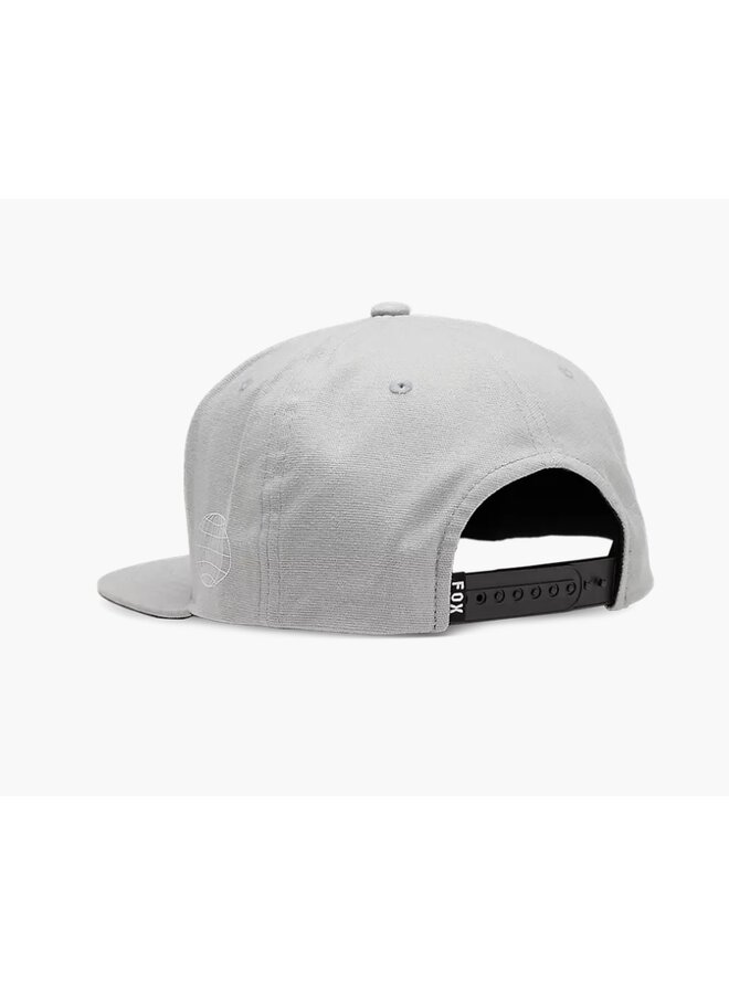FOX MAGNETIC SNAPBACK HAT STEEL GREY