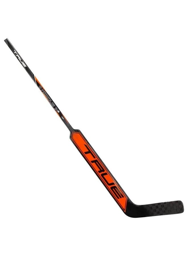 2024 TRUE GSTK HZRDUS 7X4 JR GOALIE STICK ORANGE T31 21