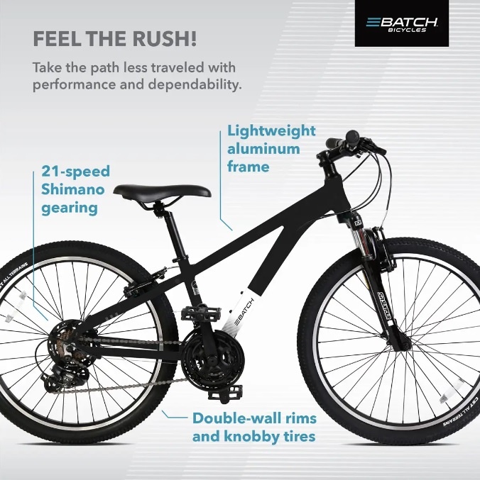 BATCH BICYCLES 2024 BATCH 24 KIDS MTB BIKE