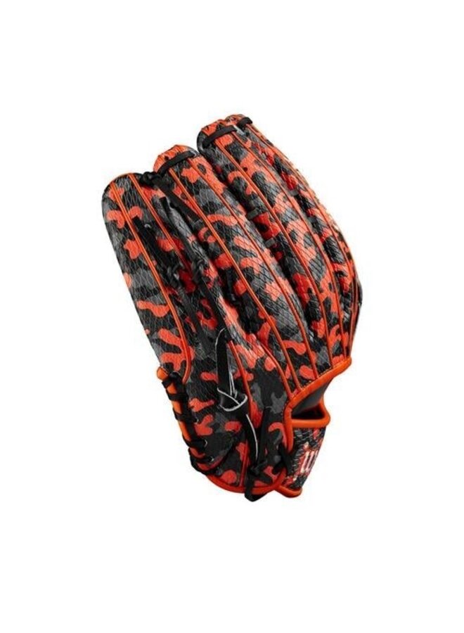 2024 WILSON A2000 1777 GLOVE 12.75" GLOVE GOTM OCT BLACK/ORANGE/GREY
