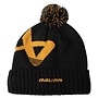 S24 BAUER INTARSIA KNIT POM TOQUE SR BLACK/YELLOW