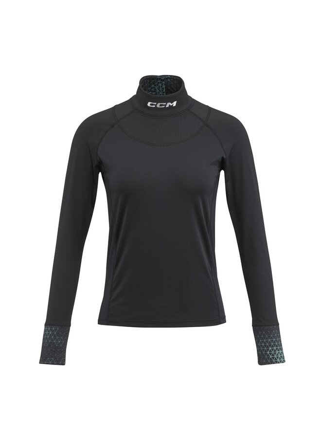 CCM Neck Protector Long Sleeve Shirt Womens