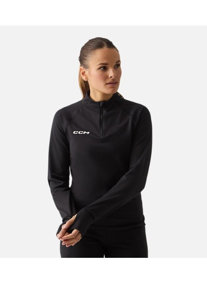 CCM THERMAL LONG SLEEVE 1/4 ZIP WOMENS