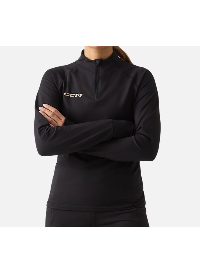 CCM THERMAL LONG SLEEVE 1/4 ZIP WOMENS