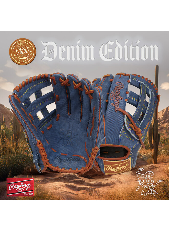 RAWLINGS HOH SOFTBALL DENIM SERIES SOFTBALL GLOVE
