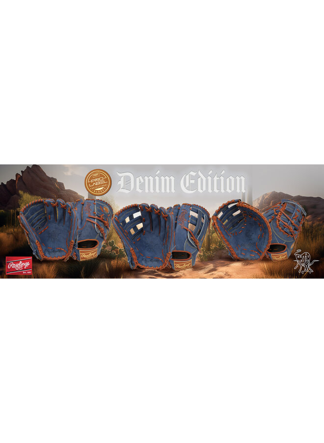 RAWLINGS HOH SOFTBALL DENIM SERIES SOFTBALL GLOVE