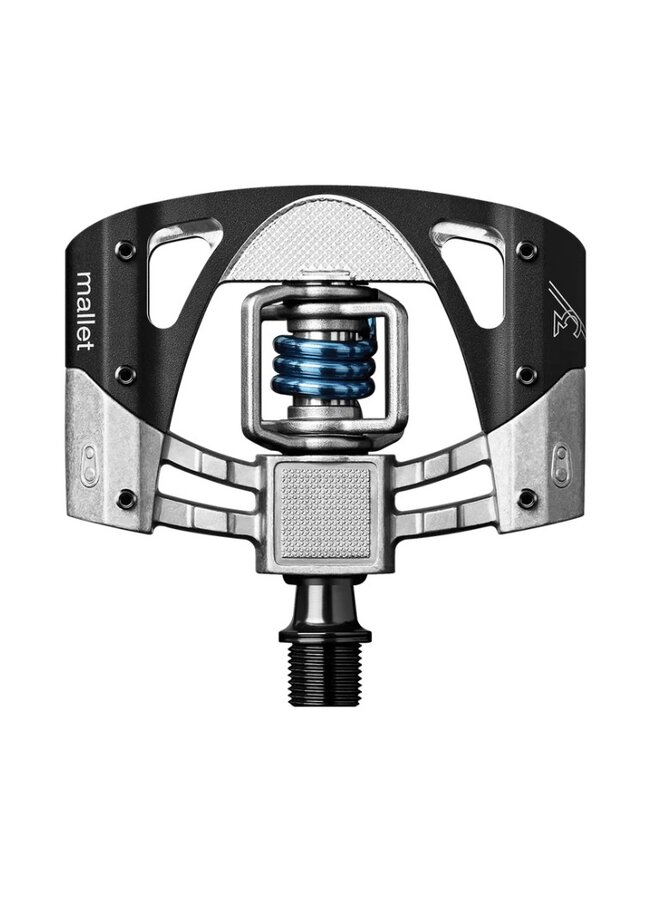Crankbrothers Mallet 3 Raw &Black/Light Blue Spring