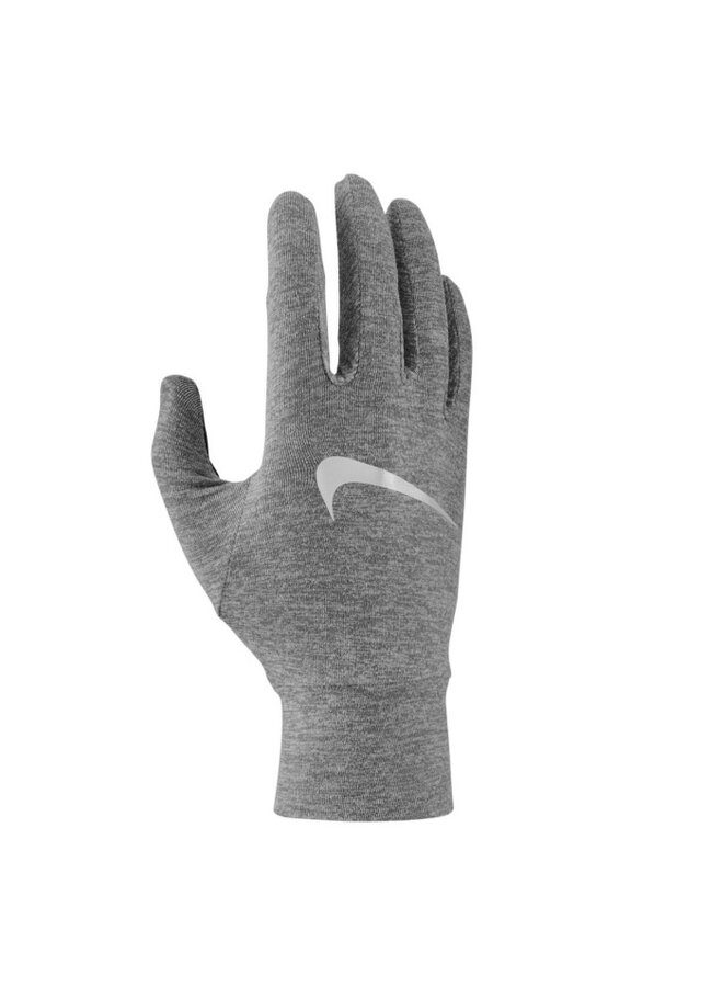NIKE WOMENS ACCELERATE RUN GLOVE PARTICLE GREY MED