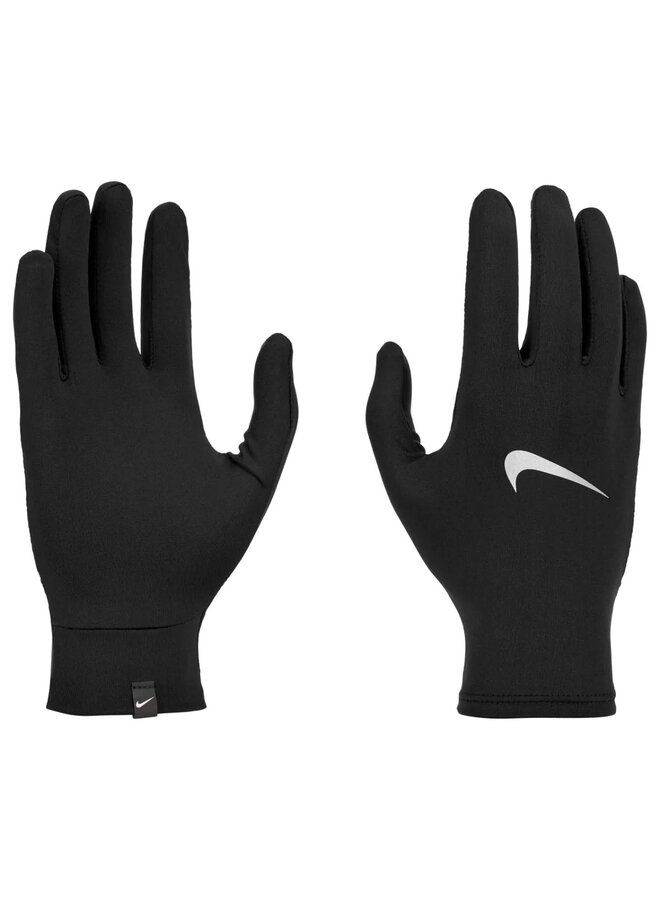 NIKE PACER LINER RUNNING GLOVE BLACK/SILVER M/L