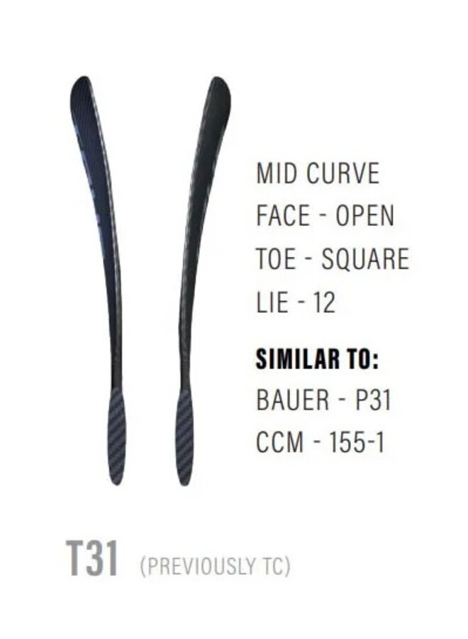 2024 TRUE GSTK PROJECT X SMOKE INTR GOALIE STICK BLACK T31 24"