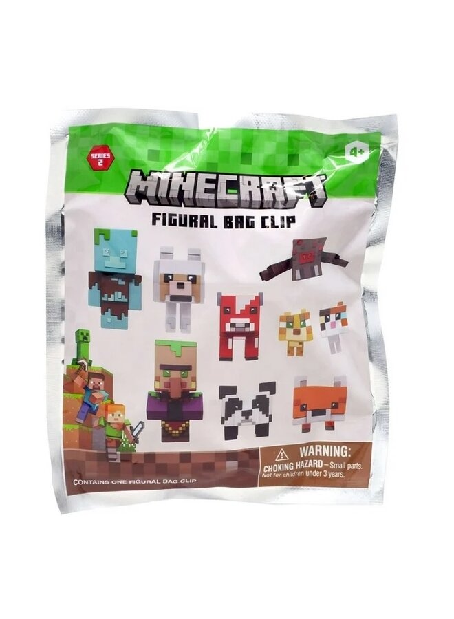 3D FOAM BAG CLIP MISC #2 MINECRAFT EACH