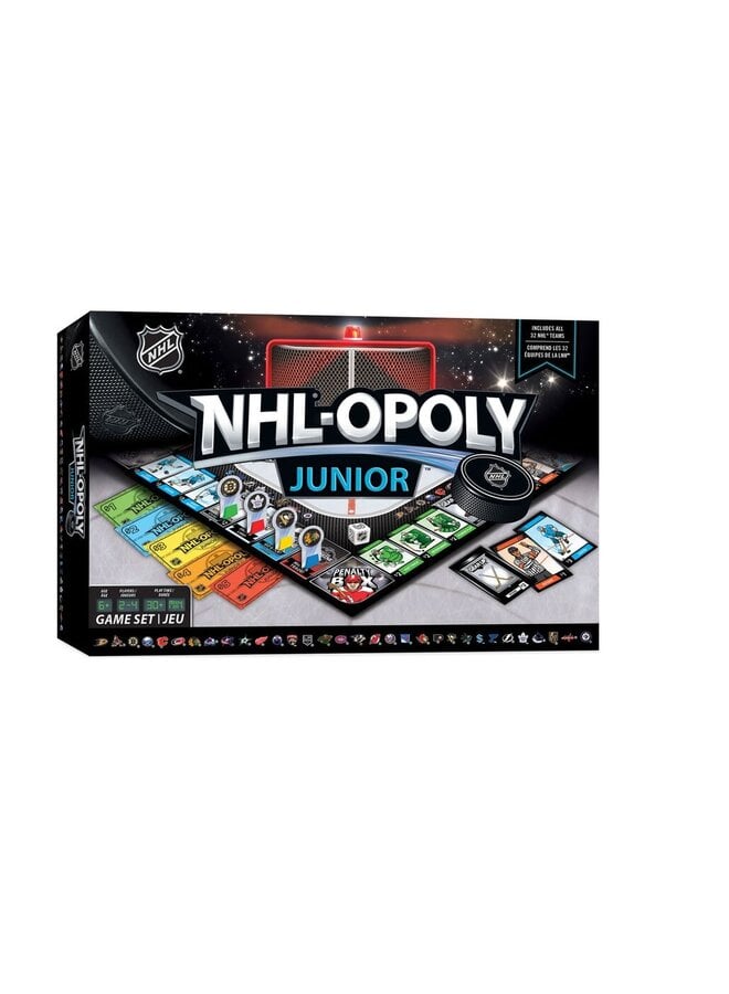 MASTER PIECES NHL - OPOLY JUNIOR BOARD GAME