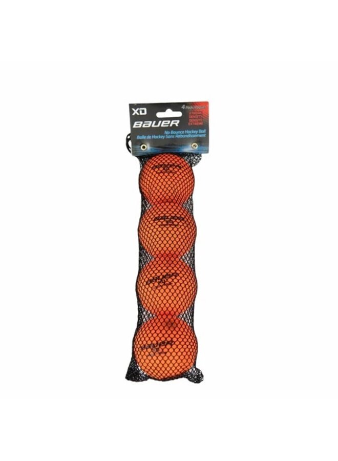 BAUER XTREME DENSITY BALL-ORANGE-4PK