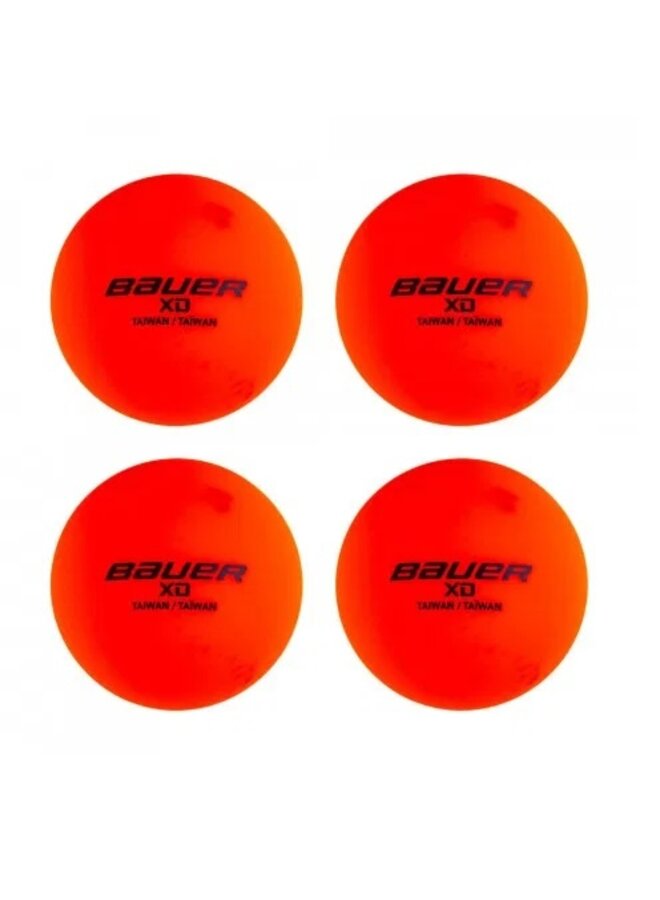 BAUER XTREME DENSITY BALL-ORANGE-4PK