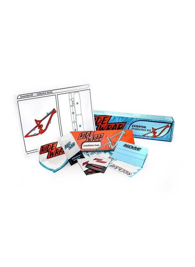 RideWrap, Essential Frame Kit, Protective Wrap, Gloss Clear