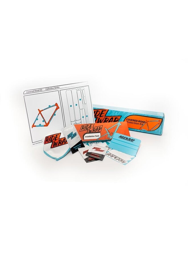 RideWrap, Covered Road & Gravel, Protective Wrap Kit, Gloss Clear