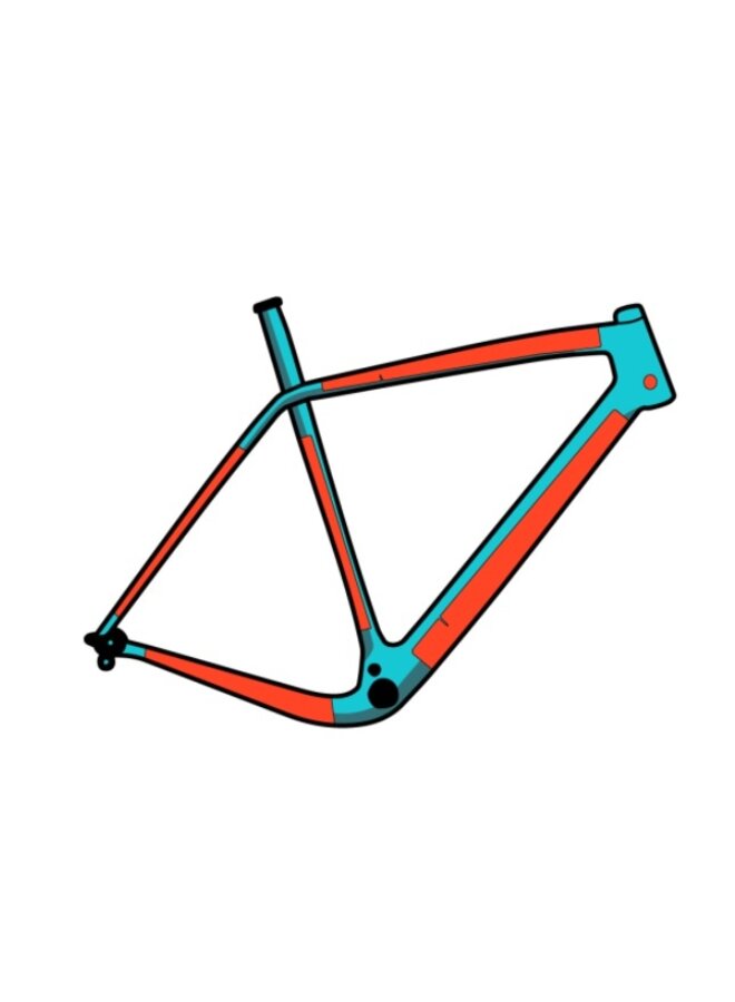 RideWrap, Covered Road & Gravel, Protective Wrap Kit, Gloss Clear