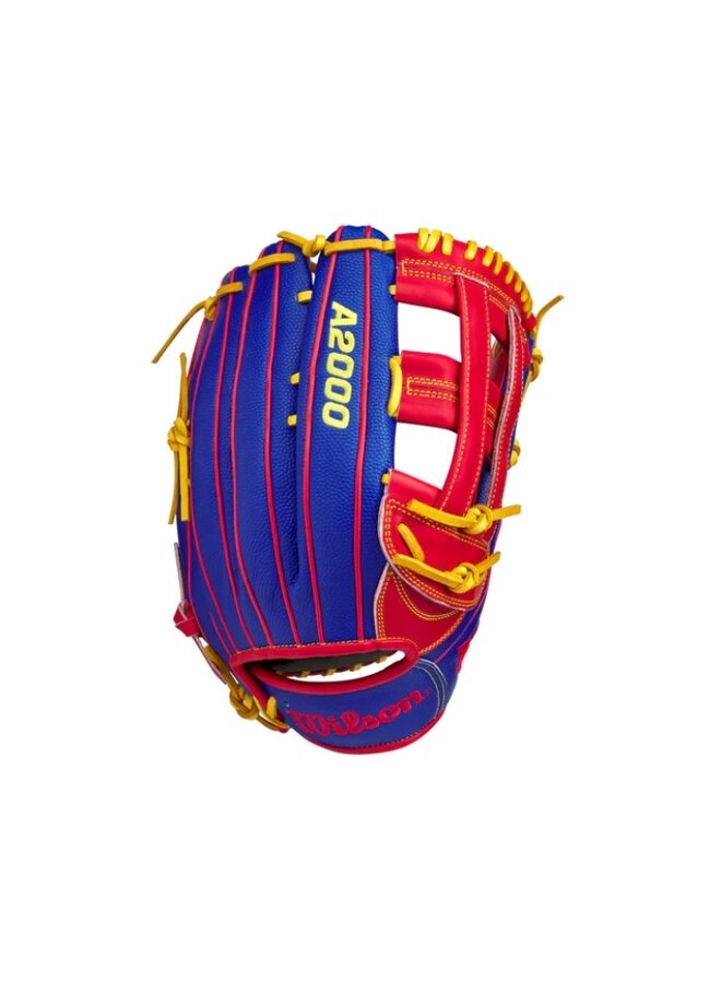 2025 WILSON A2000 PETE CROW 12.75" GLOVE GOTM JAN RED-ROYAL SS