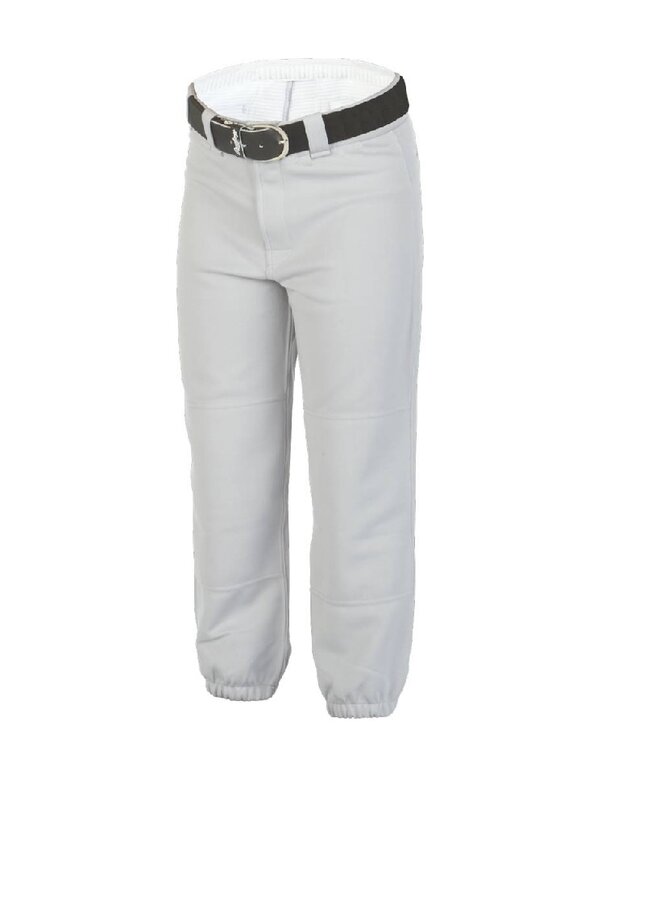 RAWLINGS PULL UP ELASTIC BOTTOM PANT AD GREY SM